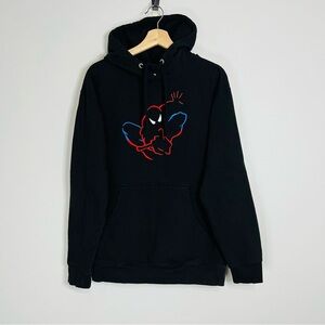 Spider-Man Universal Studios Neon Embroidered Hoodie M